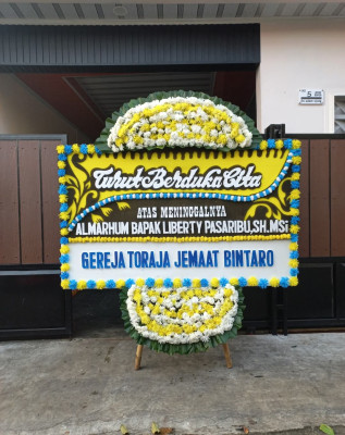 Papan Bunga Duka di Sukaasih