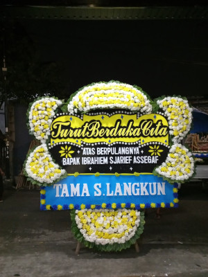Papan Bunga Duka di Sukaasih